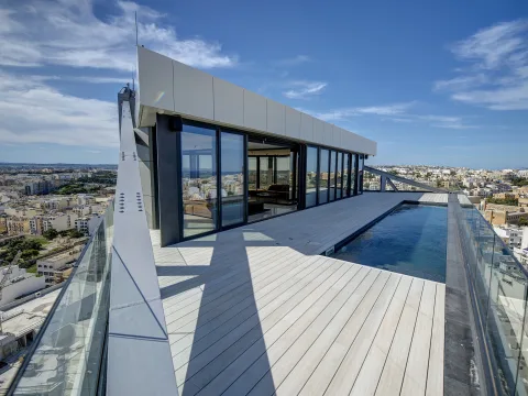 3 bed Penthouse For Rent in Gzira, Gzira - thumb 3