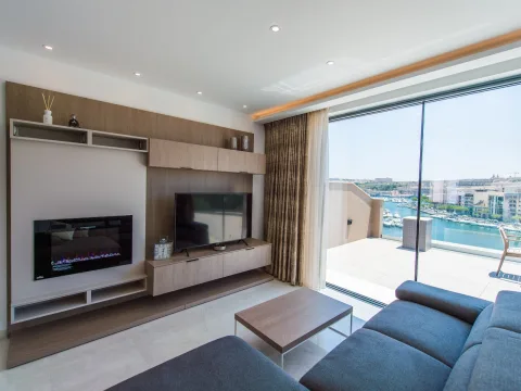 2 bed Penthouse For Rent in Ta' Xbiex, Ta' Xbiex - thumb 4